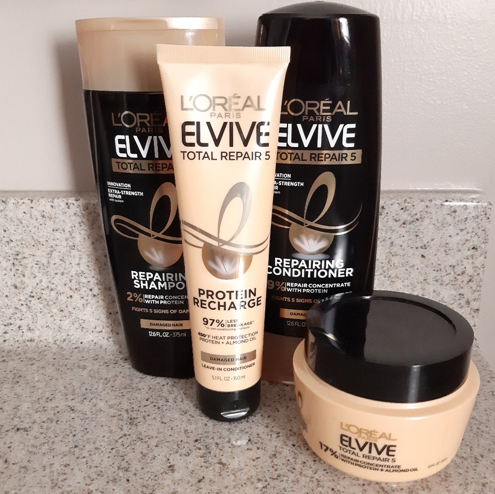L'oreal Paris Elvive Total Repair 5 Haircare Bundle - Picture 4 of 12